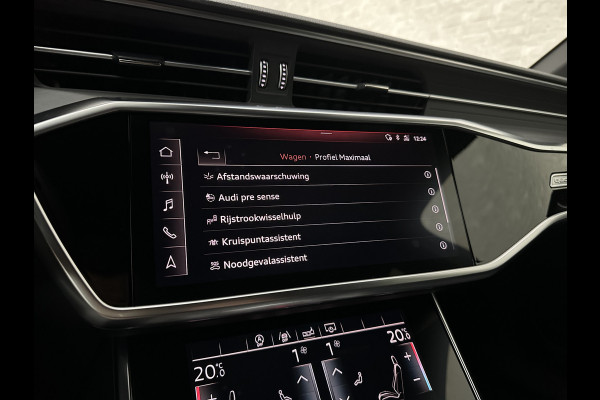 Audi A6 Avant 3.0 V6 340PK S-Line | Luchtvering | ACC | B&O | Panorama | 360 Camera | Matrix-LED | Trekhaak | RS-Leder | Standkachel | 4-Zone Clima | 21'' | Stoelverwarming V+A | Carplay | Lane & Side Assist | Virtual-Cockpit | Draadloos Laden.