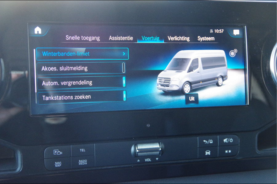 Mercedes-Benz Sprinter 319 3.0 CDI V6 L2H2 AUT. LED, 360 CAMERA, TREKHAAK, STANDKACHEL, MBUX 10'', CRUISE, NAVI, CLIMA, PARKEERSENSOREN