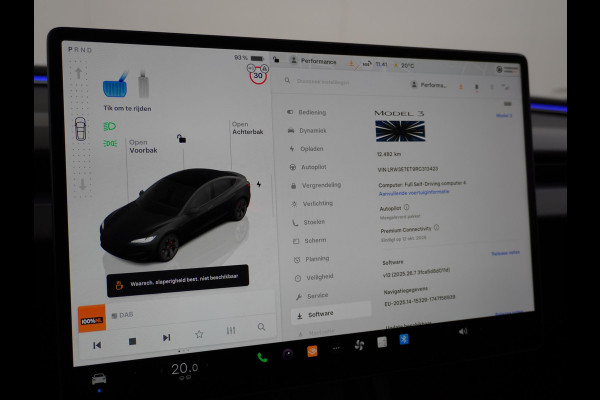 Tesla Model 3 Performance AWD 78 kWh VAN: 55.900,- VOOR: 52.877,- UW HERFSTVOORDEEL: 3.023,- ORIG. NL 1E EIG.| VOORZIEN VAN PPF FOLIE TWV 5.000,- EURO.