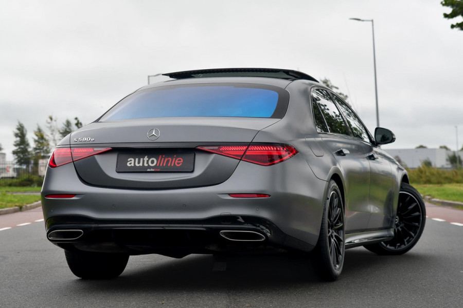 Mercedes-Benz S-Klasse 580 e Lang AMG Line. Nappa, Rear Executive, Chauffeurpakket, Luchtv, Massage, Softcl, Pano, Distro+, HUD!