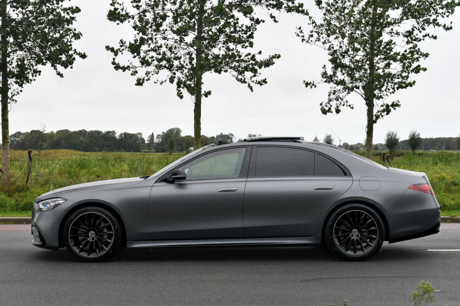 Mercedes-Benz S-Klasse 580 e Lang AMG Line. Nappa, Rear Executive, Chauffeurpakket, Luchtv, Massage, Softcl, Pano, Distro+, HUD!