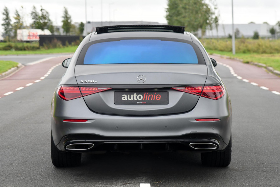 Mercedes-Benz S-Klasse 580 e Lang AMG Line. Nappa, Rear Executive, Chauffeurpakket, Luchtv, Massage, Softcl, Pano, Distro+, HUD!