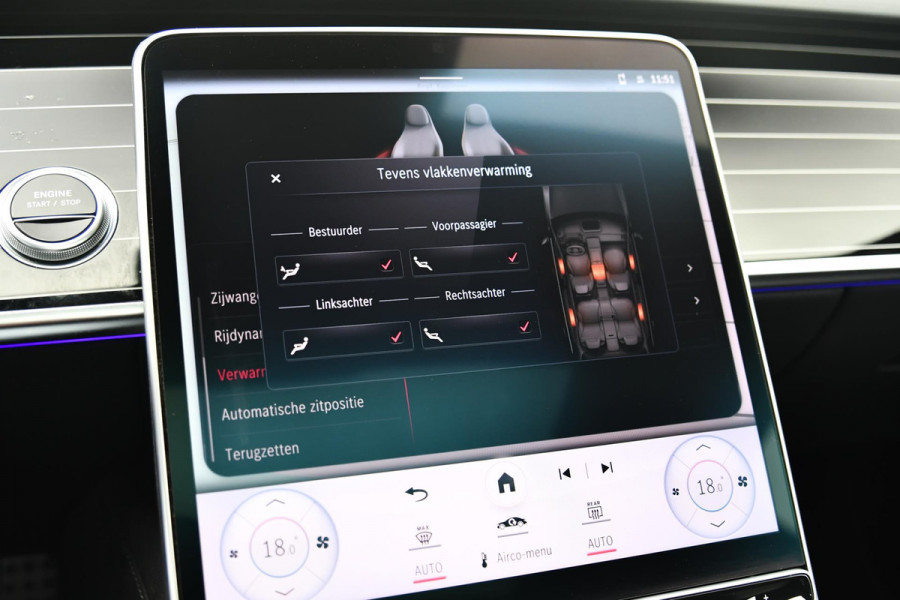 Mercedes-Benz S-Klasse 580 e Lang AMG Line. Nappa, Rear Executive, Chauffeurpakket, Luchtv, Massage, Softcl, Pano, Distro+, HUD!