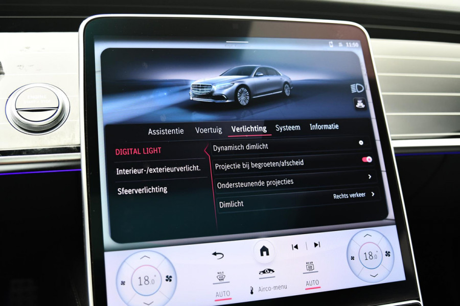Mercedes-Benz S-Klasse 580 e Lang AMG Line. Nappa, Rear Executive, Chauffeurpakket, Luchtv, Massage, Softcl, Pano, Distro+, HUD!
