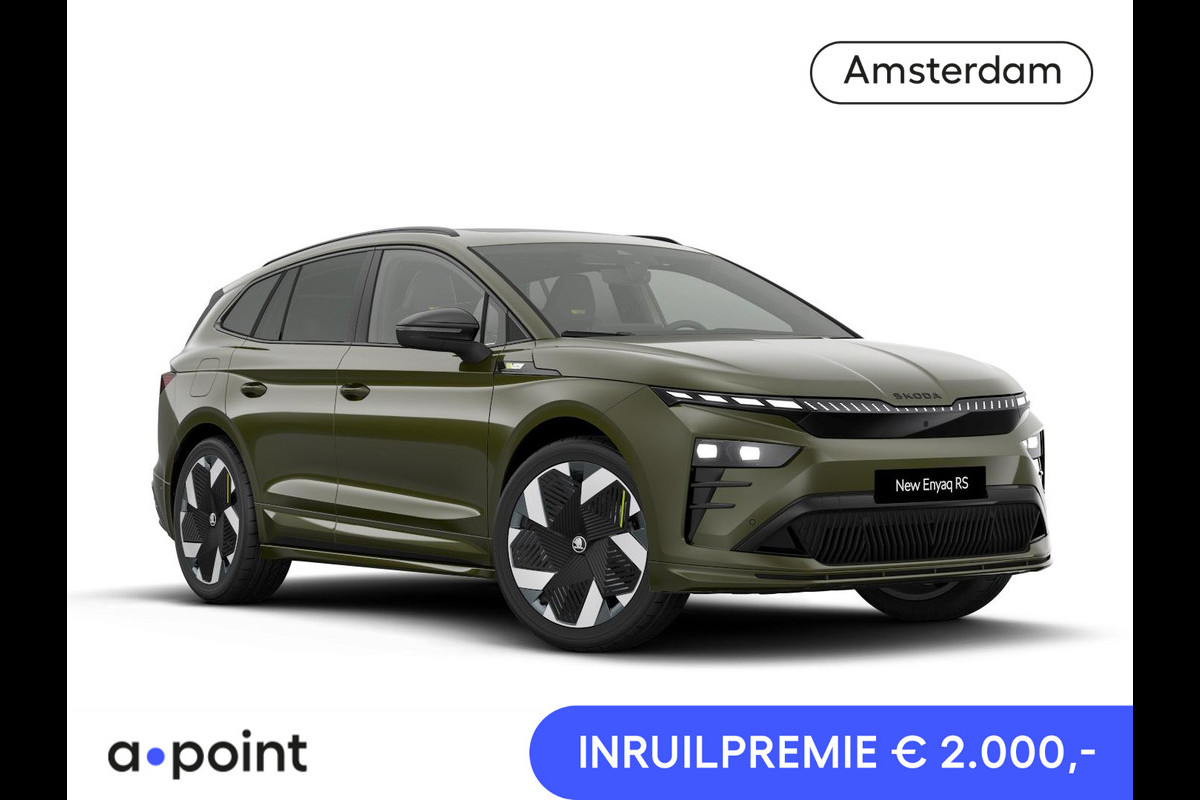 Škoda Enyaq 85X RS 340 pk | Business Upgrade Pakket - MAXX | Lederen bekleding | Panoramadak | Winter pakket | 21 inch lichtmetalen velgen