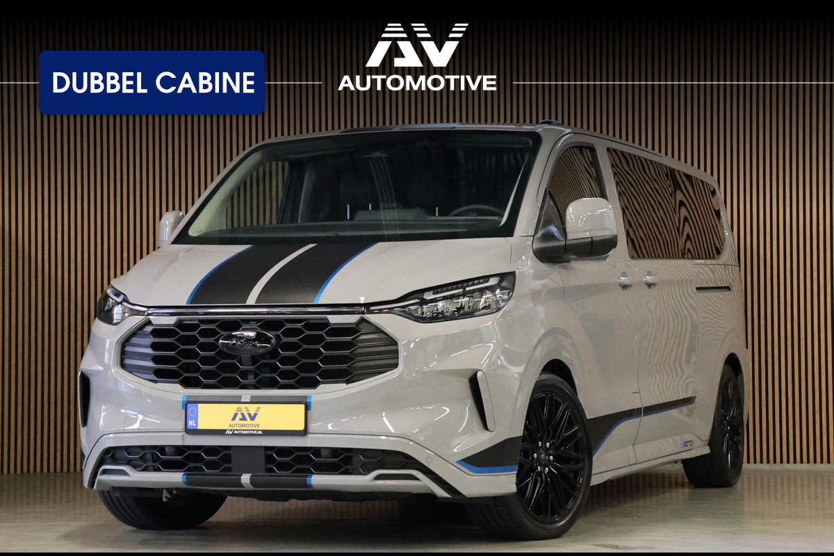 Ford Transit Custom 300 2.0 TDCI L2H1 Sport 170 PK DC | L+R Schuifdeur | Dubbel Cabine | ACC | Blind Spot | Navigatie | Camera | CarPlay | Lane Assi | Raptor Edition | Trekhaak | 6-Zitter | MODELJAAR 2025 | Verlengde fabrieksgarantie tot 12-2029 | Dubbel Cabine