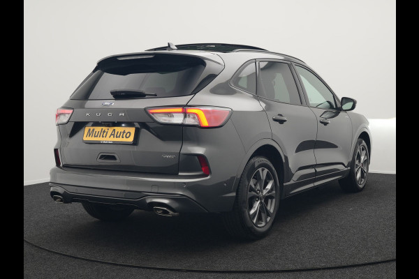 Ford Kuga 2.5 ST-Line X Plug In Hybrid 225pk Dealer O.H PHEV | Trekhaak Af Fabriek | Head Up | Panodak | Adaptive Cruise | 360 Camera | Alcantara Sportstoelen Verwarmd | Bang & Olufsen | Keyless | Apple Carplay | Blis | Stuur Verwarmd | Navigatie