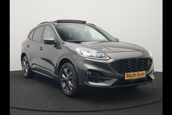 Ford Kuga 2.5 ST-Line X Plug In Hybrid 225pk Dealer O.H PHEV | Trekhaak Af Fabriek | Head Up | Panodak | Adaptive Cruise | 360 Camera | Alcantara Sportstoelen Verwarmd | Bang & Olufsen | Keyless | Apple Carplay | Blis | Stuur Verwarmd | Navigatie