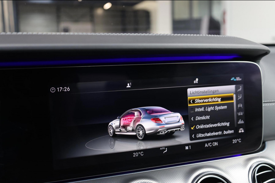 Mercedes-Benz E-Klasse AMG 63 4MATIC 650+PK LED/VIRTUAL/SFEER/LUCHT/SOFT/PANO/LEER+S.VERKOELING+MASSAGE/360/ACC/12 MDN GARANTIE!