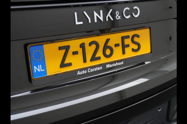 Lynk & Co 01 ZWARTE HEMELBEKLEDING 1.5 PHEV AUT-7 261pk Pano-Schuif-K-dak 20" 360°Camera Apple Carplay Android Auto Adaptive-Cruise Navi Pdc  Elek.Memory.Stoel File assistent Dodehoek detector Elektrisch bedienbare achterklep Rijstrooksensor Wifi Verkeersbord detectie 425Nm koppel 3,7kw laadvermogen A-label Euro 6 Hybride Benzine/Elektrisch rijden tot ca.69km 1.800kg trekvermogen