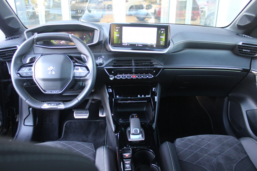 Peugeot 208 1.2 130PK AUTOMAAT GT PACK | PANORAMA DAK | ALCANTARA BEKLEDING | ACHTERUITRIJ CAMERA | ADAPTIVE CRUISE CONTROL | FULL LED KOPLAMPEN | 3-D INSTRUMENTENPANEEL | STOEL VERWARMING | 17" LICHTMETALEN VELGEN | ALL SEASON BANDEN | DODEHOEK DETECTIE | NAVIGATIE | APPLE CARPLAY/ANDROID AUTO | DAB+ RADIO |