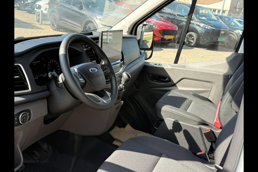 Ford Transit 350 2.0 TDCI L4H3 Trend RWD | SCI | 130pk | Navigatiesysteem SYNC4 | Stoelverwarming  | Elektrisch inklapbare buitenspiegels | Elektrisch verstelbare bestuurdersstoel | Passagiersairbag | Allweather banden | Laadruimte beschermingspakket | 150 watt/230V aansluitpunt tussen voorstoelen | Handmatige regeneratie roetfilter | Reservewiel | Centrale dubbele vergrendeling | Camera met LED Downlighter