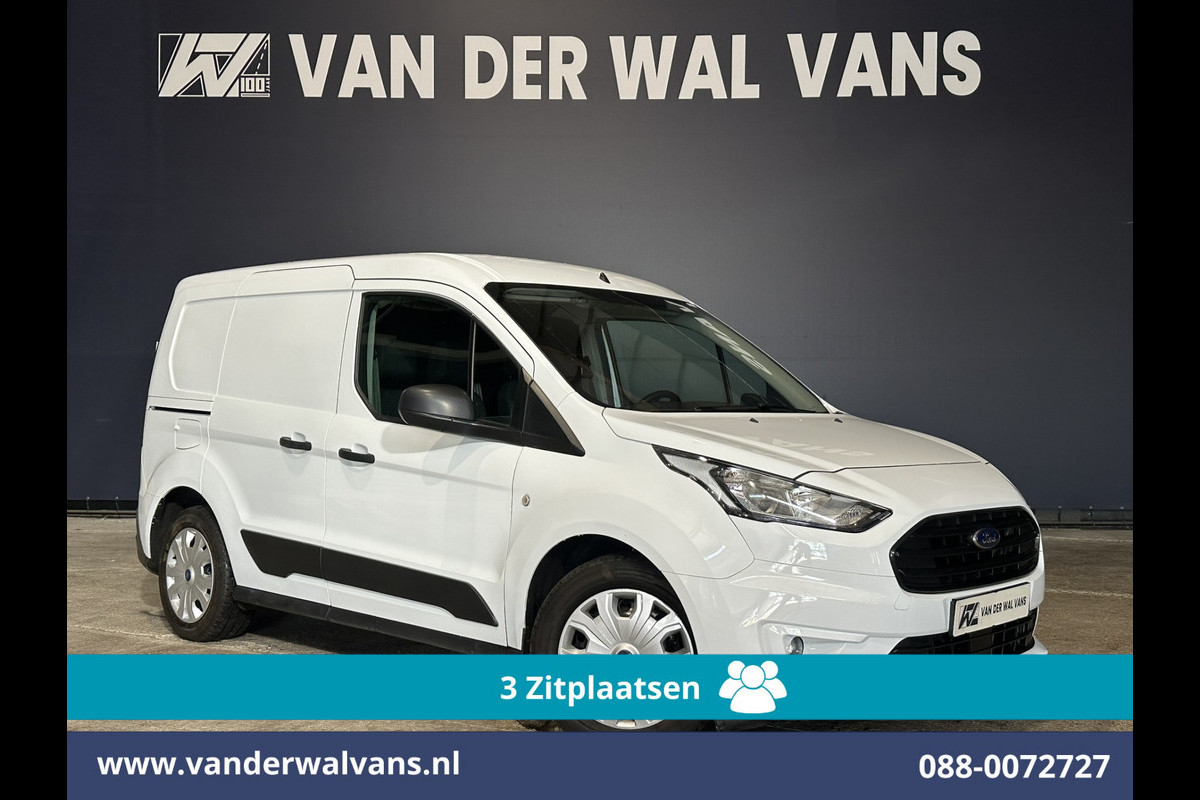 Ford Transit Connect 1.5 EcoBlue L1H1 Euro6 Airco | 3-Zits | Trekhaak | Parkeersensoren | Verwarmde voorruit Bijrijdersbank