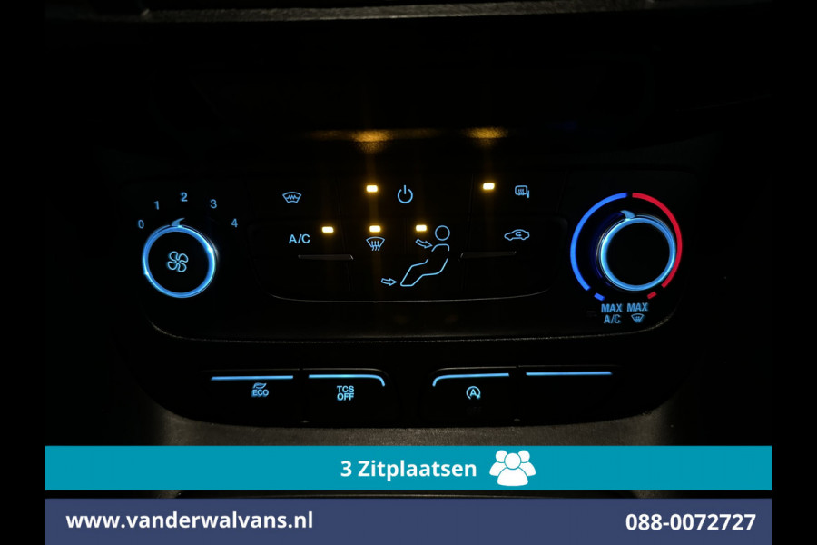 Ford Transit Connect 1.5 EcoBlue L1H1 Euro6 Airco | 3-Zits | Trekhaak | Parkeersensoren | Verwarmde voorruit Bijrijdersbank