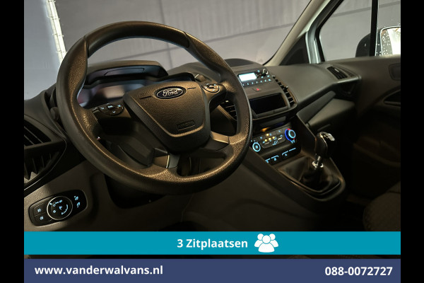 Ford Transit Connect 1.5 EcoBlue L1H1 Euro6 Airco | 3-Zits | Trekhaak | Parkeersensoren | Verwarmde voorruit Bijrijdersbank