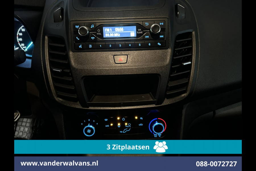 Ford Transit Connect 1.5 EcoBlue L1H1 Euro6 Airco | 3-Zits | Trekhaak | Parkeersensoren | Verwarmde voorruit Bijrijdersbank