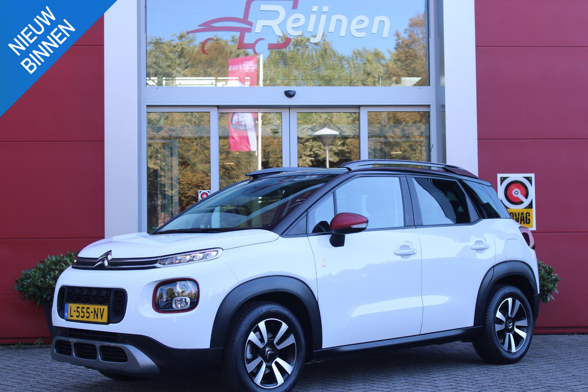 Citroën C3 Aircross 1.2 110PK C-SERIES | NAVIGATIE | APPLE CARPLAY/ANDROID AUTO | LICHTMETALEN VELGEN | CRUISE CONTROL | DAB+ RADIO | CLIMATE CONTROL | PARKEER SENSOREN ACHTER | ZWART DAK |