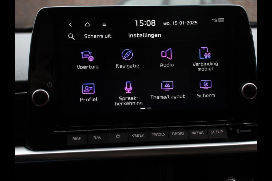 Kia Picanto 1.0 DPI DynamicLine Automaat Kia Picanto 1.0 DPI DynamicLine Navigatie Apple Carplay/Android auto Airco Camera DAB Lichtmetalen velgen Bluetooth