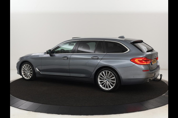 BMW 5 Serie 520i High Executive | Panoramadak | Trekhaak | Leder | Stoelverwarming | Camera | Head-Up | Navigatie | Full LED | Climate control