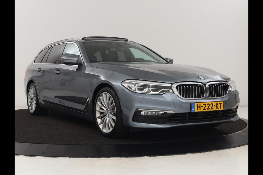 BMW 5 Serie 520i High Executive | Panoramadak | Trekhaak | Leder | Stoelverwarming | Camera | Head-Up | Navigatie | Full LED | Climate control