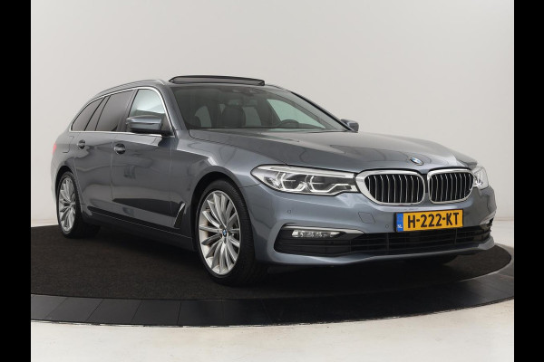 BMW 5 Serie 520i High Executive | Panoramadak | Trekhaak | Leder | Stoelverwarming | Camera | Head-Up | Navigatie | Full LED | Climate control
