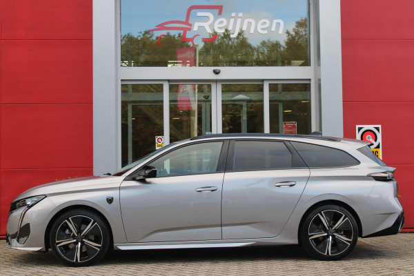 Peugeot 308 SW 1.2 130PK GT | 360° CAMERA | ELEKTRISCH BEDIENBARE ACHTERKLEP | FULL LED KOPLAMPEN | NAVIGATIE | DRAADLOZE APPLE CARPLAY/ANDROID AUTO | DRAADLOZE TELEFOONLADER | LICHTMETALEN VELGEN 18" "BLACK" | DODEHOEK DETECTIE | ADAPTIVE CRUISE CONTROL | KEYLESS ENTRY/START |
