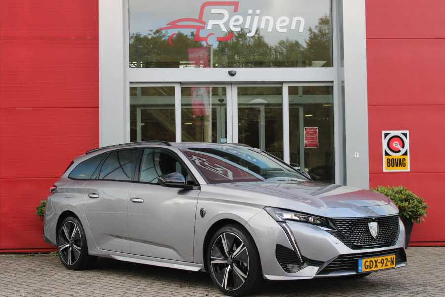Peugeot 308 SW 1.2 130PK GT | 360° CAMERA | ELEKTRISCH BEDIENBARE ACHTERKLEP | FULL LED KOPLAMPEN | NAVIGATIE | DRAADLOZE APPLE CARPLAY/ANDROID AUTO | DRAADLOZE TELEFOONLADER | LICHTMETALEN VELGEN 18" "BLACK" | DODEHOEK DETECTIE | ADAPTIVE CRUISE CONTROL | KEYLESS ENTRY/START |