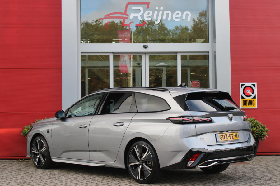 Peugeot 308 SW 1.2 130PK GT | 360° CAMERA | ELEKTRISCH BEDIENBARE ACHTERKLEP | FULL LED KOPLAMPEN | NAVIGATIE | DRAADLOZE APPLE CARPLAY/ANDROID AUTO | DRAADLOZE TELEFOONLADER | LICHTMETALEN VELGEN 18" "BLACK" | DODEHOEK DETECTIE | ADAPTIVE CRUISE CONTROL | KEYLESS ENTRY/START |