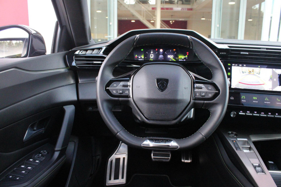 Peugeot 308 SW 1.2 130PK GT | 360° CAMERA | ELEKTRISCH BEDIENBARE ACHTERKLEP | FULL LED KOPLAMPEN | NAVIGATIE | DRAADLOZE APPLE CARPLAY/ANDROID AUTO | DRAADLOZE TELEFOONLADER | LICHTMETALEN VELGEN 18" "BLACK" | DODEHOEK DETECTIE | ADAPTIVE CRUISE CONTROL | KEYLESS ENTRY/START |