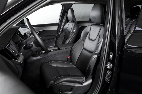 Volvo XC90 2.0 T8 Plug-in hybrid AWD Ultra Dark | Leder Pakket | S/K-Panodak | Luchtvering | Bowers & Wilkins | Elek. Stoel-+massage+verwarming & Ventilatie | Head-Up | Adapt. Cruise |  360 Camera | Google +App. Connect | 22" Diamond 8064
