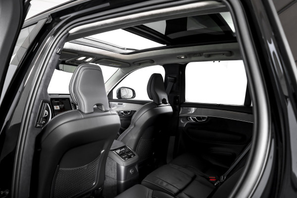 Volvo XC90 2.0 T8 Plug-in hybrid AWD Ultra Dark | Leder Pakket | S/K-Panodak | Luchtvering | Bowers & Wilkins | Elek. Stoel-+massage+verwarming & Ventilatie | Head-Up | Adapt. Cruise |  360 Camera | Google +App. Connect | 22" Diamond 8064