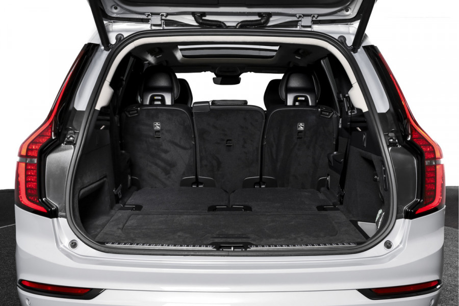 Volvo XC90 2.0 T8 Plug-in hybrid AWD Ultra Dark | Leder Pakket | S/K-Panodak | Luchtvering | Bowers & Wilkins | Elek. Stoel-+massage+verwarming & Ventilatie | Head-Up | Adapt. Cruise |  360 Camera | Google +App. Connect | 22" Diamond 6002