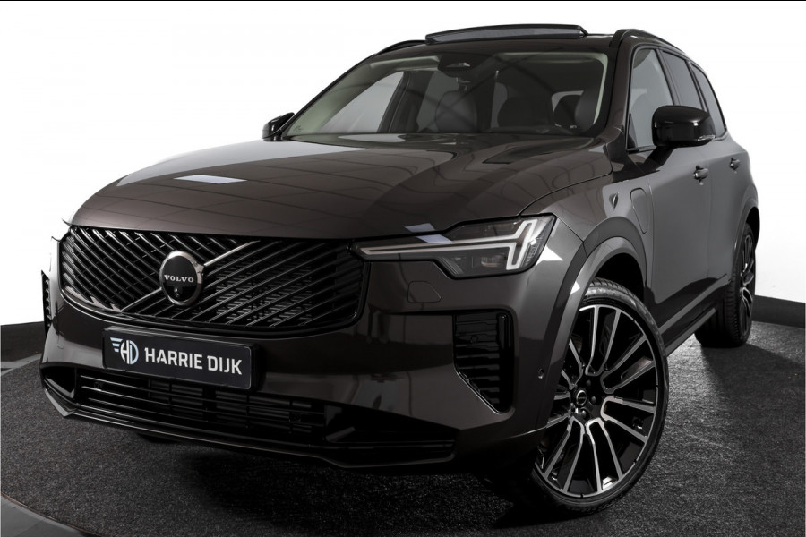 Volvo XC90 2.0 T8 Plug-in hybrid AWD Ultra Dark | Leder Pakket | S/K-Panodak | Luchtvering | Bowers & Wilkins | Elek. Stoel-+massage+verwarming & Ventilatie | Head-Up | Adapt. Cruise |  360 Camera | Google +App. Connect | 22" Diamond 7879