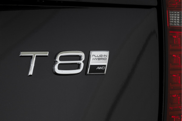 Volvo XC90 2.0 T8 Plug-in hybrid AWD Ultra Dark | Leder Pakket | S/K-Panodak | Luchtvering | Bowers & Wilkins | Elek. Stoel-+massage+verwarming & Ventilatie | Head-Up | Adapt. Cruise |  360 Camera | Google +App. Connect | 22" Diamond 7879