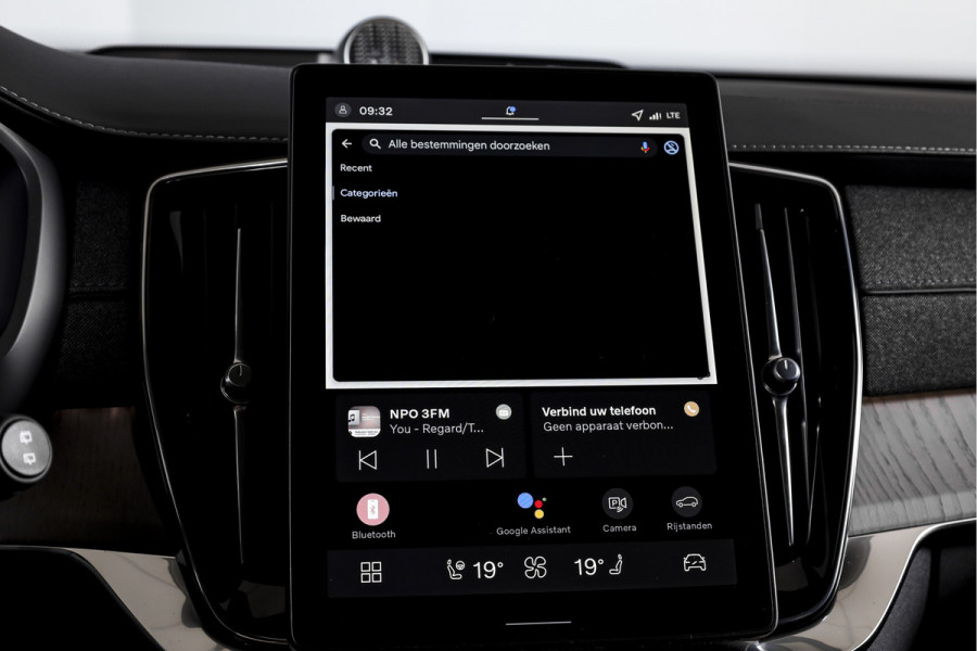Volvo XC90 2.0 T8 Plug-in hybrid AWD Ultra Dark | Leder Pakket | S/K-Panodak | Luchtvering | Bowers & Wilkins | Elek. Stoel-+massage+verwarming & Ventilatie | Head-Up | Adapt. Cruise |  360 Camera | Google +App. Connect | 22" Diamond 7879