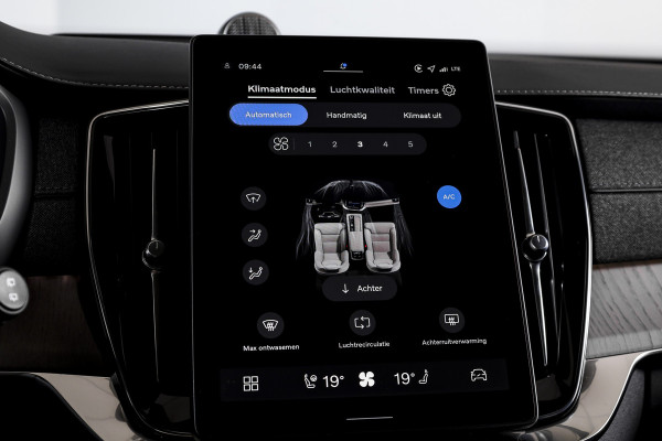 Volvo XC90 2.0 T8 Plug-in hybrid AWD Ultra Dark | Leder Pakket | S/K-Panodak | Luchtvering | Bowers & Wilkins | Elek. Stoel-+massage+verwarming & Ventilatie | Head-Up | Adapt. Cruise |  360 Camera | Google +App. Connect | 22" Diamond 7879