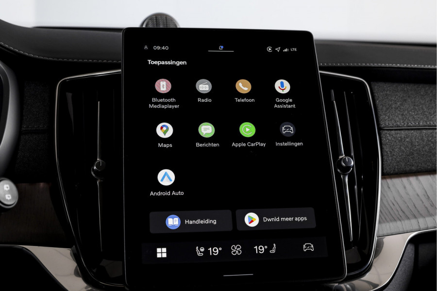 Volvo XC90 2.0 T8 Plug-in hybrid AWD Ultra Dark | Leder Pakket | S/K-Panodak | Luchtvering | Bowers & Wilkins | Elek. Stoel-+massage+verwarming & Ventilatie | Head-Up | Adapt. Cruise |  360 Camera | Google +App. Connect | 22" Diamond 7879