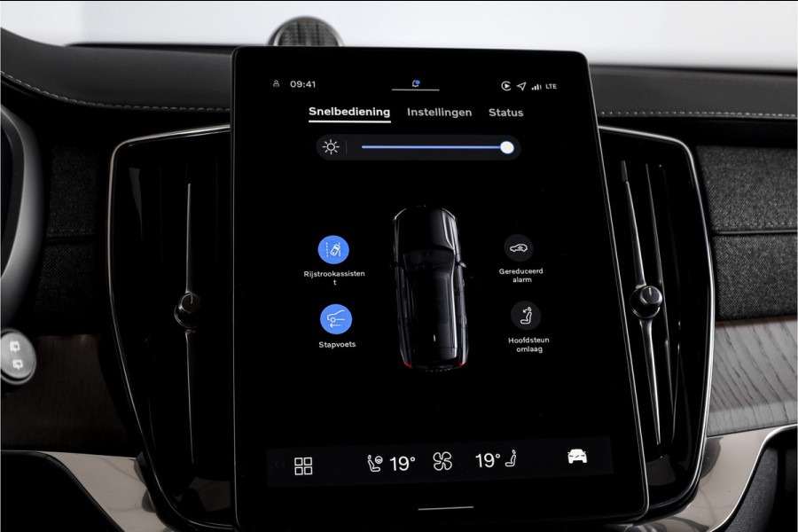 Volvo XC90 2.0 T8 Plug-in hybrid AWD Ultra Dark | Leder Pakket | S/K-Panodak | Luchtvering | Bowers & Wilkins | Elek. Stoel-+massage+verwarming & Ventilatie | Head-Up | Adapt. Cruise |  360 Camera | Google +App. Connect | 22" Diamond 7879