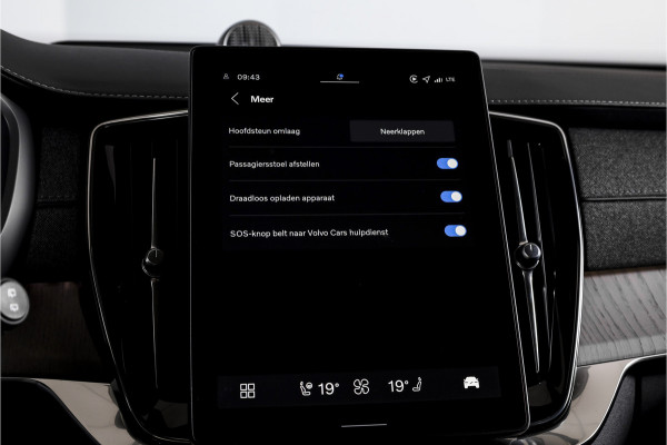 Volvo XC90 2.0 T8 Plug-in hybrid AWD Ultra Dark | Leder Pakket | S/K-Panodak | Luchtvering | Bowers & Wilkins | Elek. Stoel-+massage+verwarming & Ventilatie | Head-Up | Adapt. Cruise |  360 Camera | Google +App. Connect | 22" Diamond 7879