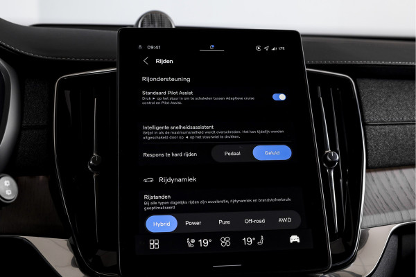 Volvo XC90 2.0 T8 Plug-in hybrid AWD Ultra Dark | Leder Pakket | S/K-Panodak | Luchtvering | Bowers & Wilkins | Elek. Stoel-+massage+verwarming & Ventilatie | Head-Up | Adapt. Cruise |  360 Camera | Google +App. Connect | 22" Diamond 7879