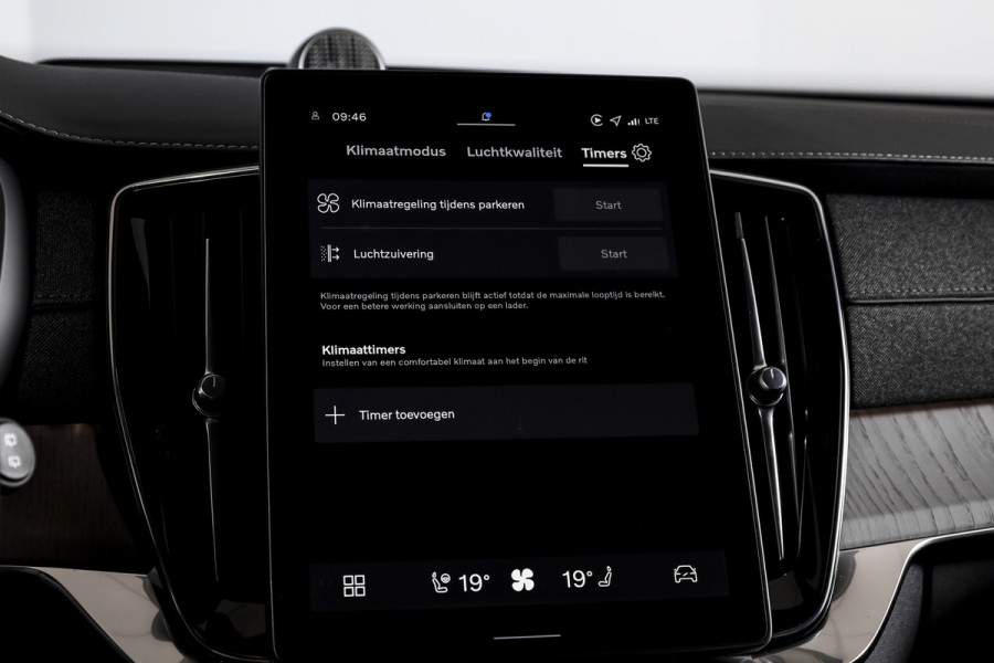 Volvo XC90 2.0 T8 Plug-in hybrid AWD Ultra Dark | Leder Pakket | S/K-Panodak | Luchtvering | Bowers & Wilkins | Elek. Stoel-+massage+verwarming & Ventilatie | Head-Up | Adapt. Cruise |  360 Camera | Google +App. Connect | 22" Diamond 7879