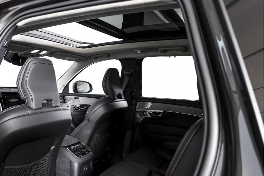 Volvo XC90 2.0 T8 Plug-in hybrid AWD Ultra Dark | Leder Pakket | S/K-Panodak | Luchtvering | Bowers & Wilkins | Elek. Stoel-+massage+verwarming & Ventilatie | Head-Up | Adapt. Cruise |  360 Camera | Google +App. Connect | 22" Diamond 7879