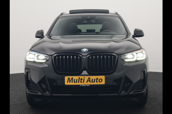 BMW X3 xDrive30e M Sport Plug In Hybrid 293pk Dealer O.H PHEV | Trekhaak Af Fabriek | Panodak | Head Up | Lederen Sportstoelen Memory & Ventilatie | Laser LED | Keyless | Stuur & Stoelen Verwarmd | Apple Carplay | Sfeerverlichting |  Cruise Control