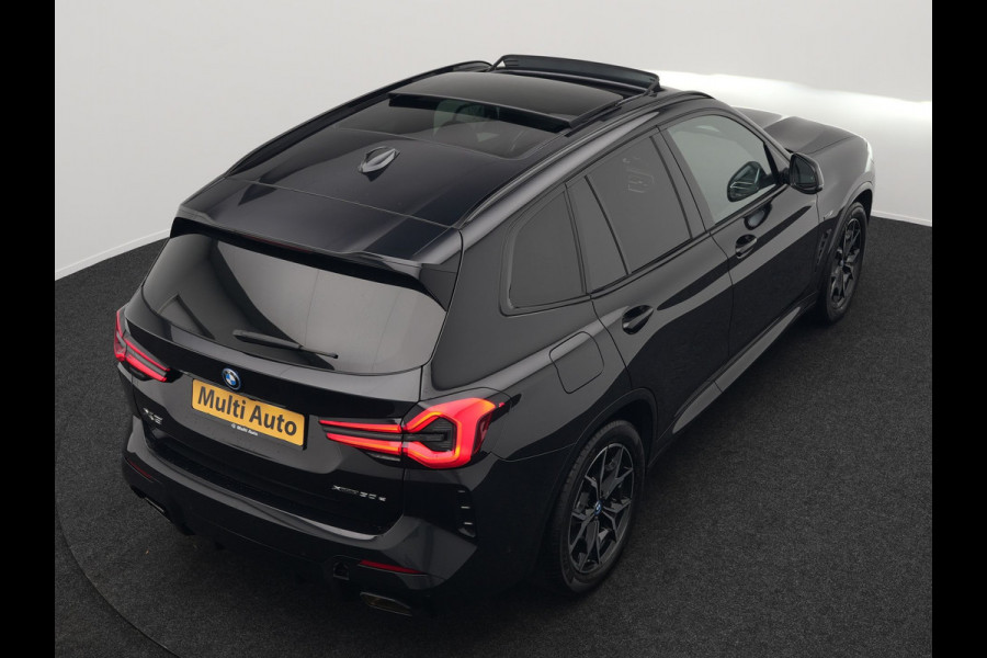 BMW X3 xDrive30e M Sport Plug In Hybrid 293pk Dealer O.H PHEV | Trekhaak Af Fabriek | Panodak | Head Up | Lederen Sportstoelen Memory & Ventilatie | Laser LED | Keyless | Stuur & Stoelen Verwarmd | Apple Carplay | Sfeerverlichting |  Cruise Control