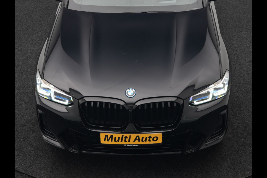 BMW X3 xDrive30e M Sport Plug In Hybrid 293pk Dealer O.H PHEV | Trekhaak Af Fabriek | Panodak | Head Up | Lederen Sportstoelen Memory & Ventilatie | Laser LED | Keyless | Stuur & Stoelen Verwarmd | Apple Carplay | Sfeerverlichting |  Cruise Control