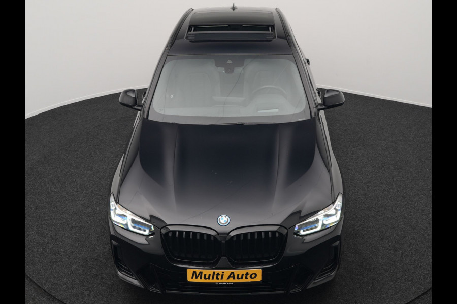 BMW X3 xDrive30e M Sport Plug In Hybrid 293pk Dealer O.H PHEV | Trekhaak Af Fabriek | Panodak | Head Up | Lederen Sportstoelen Memory & Ventilatie | Laser LED | Keyless | Stuur & Stoelen Verwarmd | Apple Carplay | Sfeerverlichting |  Cruise Control