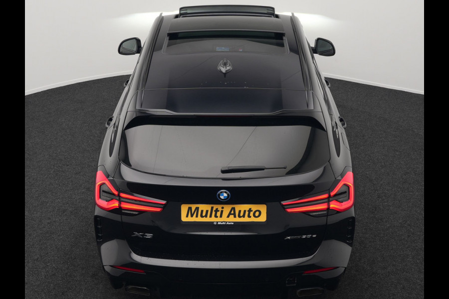 BMW X3 xDrive30e M Sport Plug In Hybrid 293pk Dealer O.H PHEV | Trekhaak Af Fabriek | Panodak | Head Up | Lederen Sportstoelen Memory & Ventilatie | Laser LED | Keyless | Stuur & Stoelen Verwarmd | Apple Carplay | Sfeerverlichting |  Cruise Control