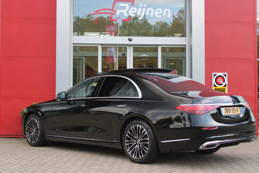 Mercedes-Benz S-Klasse 580e 4MATIC AMG LINE 510PK | PANORAMISCH SCHUIF / KANTELDAK | 360° CAMERA | BURMESTER PREMIUM AUDIO | NAPPA LEDEREN BEKLEDING | VOORSTOELEN ELEKTRISCH VERSTELBAAR MET GEHEUGEN | VOORSTOELEN EN ACHTERBANK GEVENTILEERD / VERWARMD | MBUX AUGMENT REALITY NAVIGATIE / HEAD UPP DISPLAY | MULTIMEDIA MBUX ( ACHTERBANK TABLET | ZWARTE HEMEL BEKLEDING | AIRBALANCE PAKKET (LUCHTREINIGING SYSTEEM) | MEESTURENDE ACHTERAS |  4 ZONE CLIMATE CONTROL |  ADAPTIVE RUITERWISSER ISTALLATIE  ( MAGIC  VISION CONTROL) |