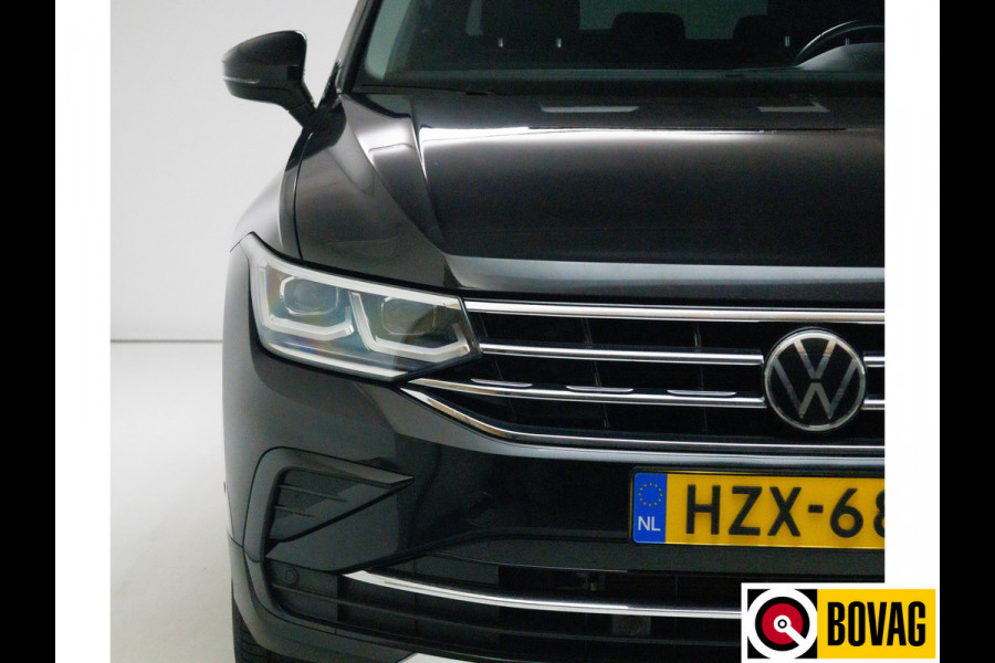 Volkswagen Tiguan 1.4 TSI eHybrid 245 PK Elegance Business+ | Panoramadak | Elec. trekhaak | Head-up display Digi dash, Navigatie, Stoel- stuurverwarming, Electrische klep, Achteruitrijcamera, Travel assist, DCC