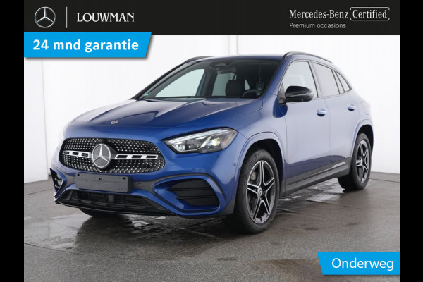 Mercedes-Benz GLA 250 e AMG Plug-In Hybride Edition AMG Line | Night Pakket | Distronic | 360° Camera | AC en DC Laden | MultiBeam Koplampen | Stuur en Stoeverwarming. Inclusief 24 maanden Mercedes-Benz Certified garantie voor Europa.